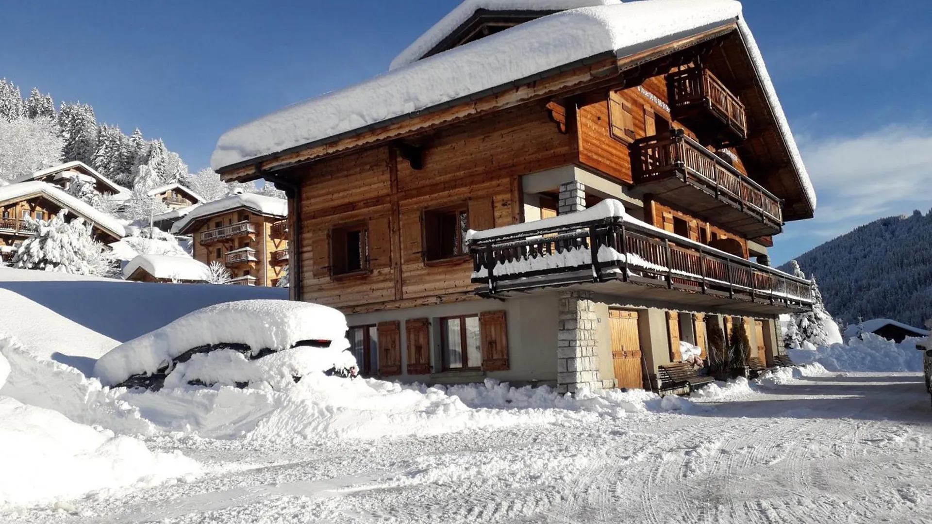 Charmant Appartement 2 Chambres Avec Wi-Fi Et Parking Prive - Fr-1-671-119 Les Gets Apartment